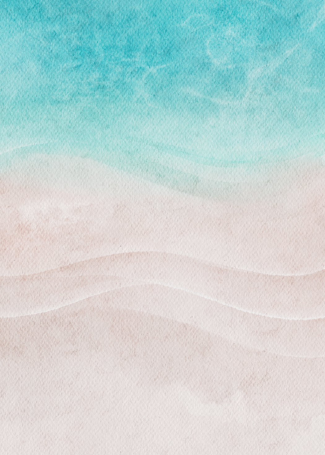 Beach background watercolor